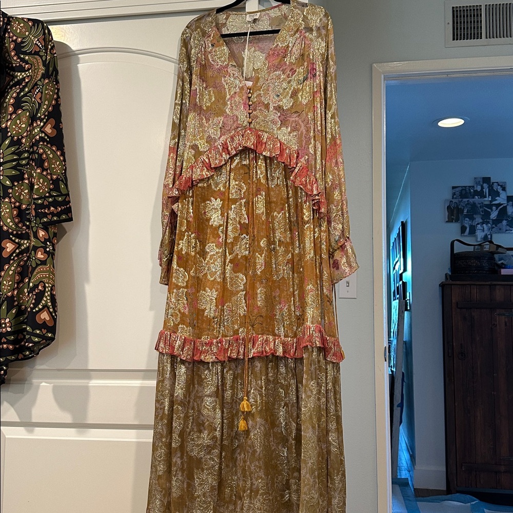 Gorgeous Hemant & Nandita Bohemian Maxi Dress - NWT